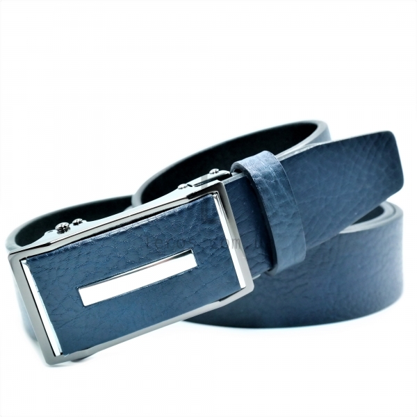 Чоловічий шкіряний ремінь із автоматичною пряжкою