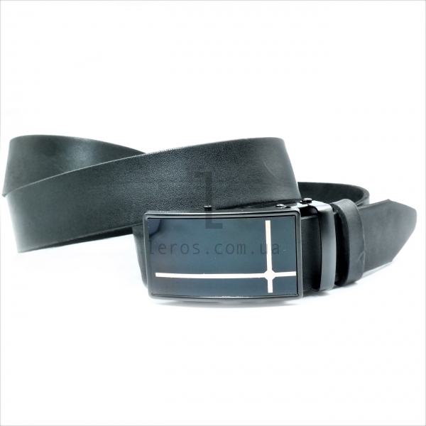 Чоловічий шкіряний ремінь із автоматичною пряжкою