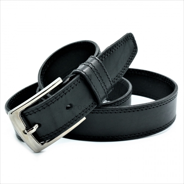 Чоловічий ремінь класичний (шкіра)