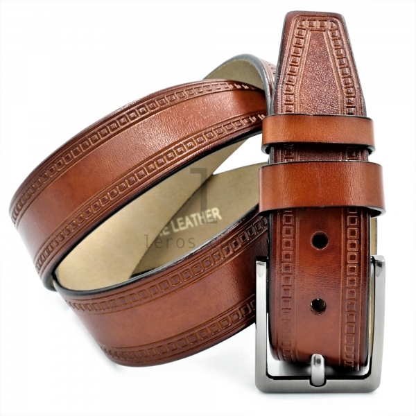Чоловічий шкіряний ремінь