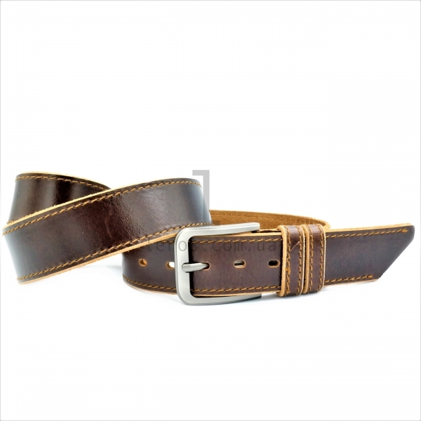 Чоловічий шкіряний ремінь під джинси.