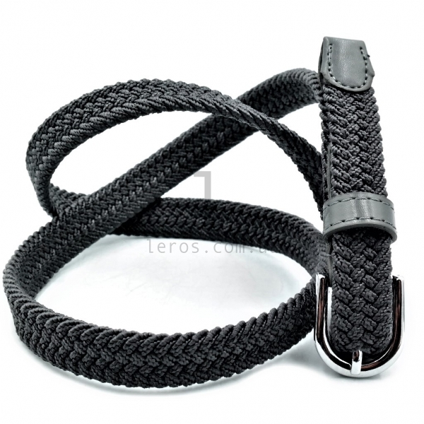 Жіночий пасок. Гумка з металевою пряжкою