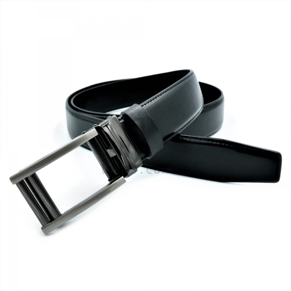 Чоловічий шкіряний ремінь із автоматичною пряжкою