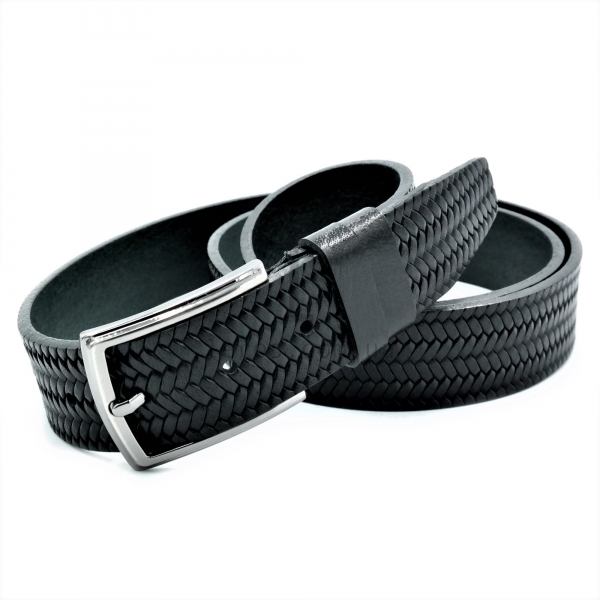 Чоловічий ремінь класичний (шкіра)