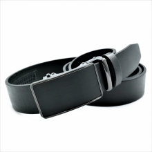 Чоловічий шкіряний ремінь із автоматичною пряжкою