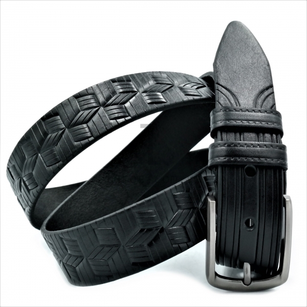 Чоловічий ремінь класичний (шкіра)