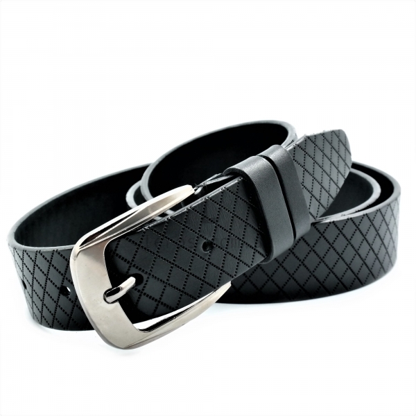 Чоловічий ремінь класичний (шкіра)