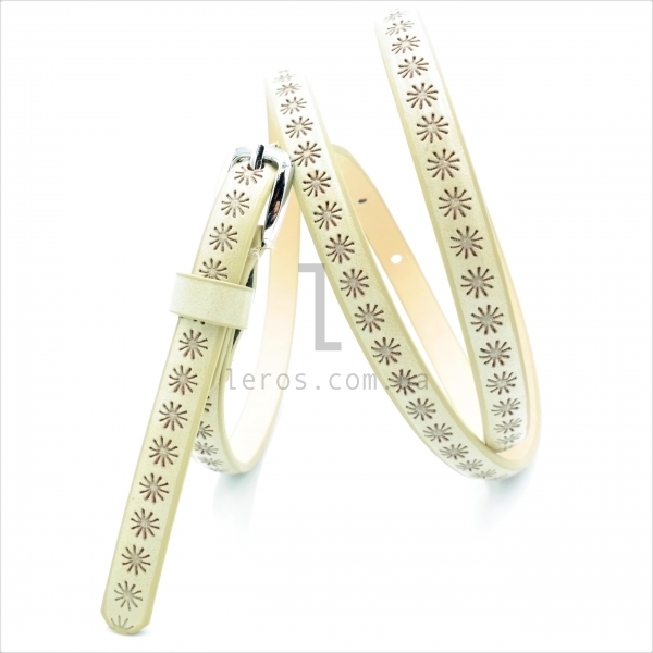 Жіночий ремінь &quot;затискач&quot; (шкір-зам)