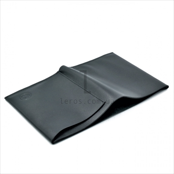 Чоловічий шкіряний гаманець Чорного кольору