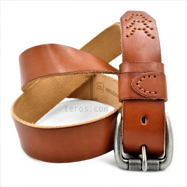 Чоловічий шкіряний ремінь
