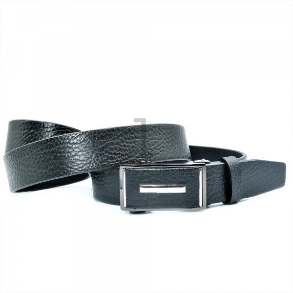 Чоловічий шкіряний ремінь із автоматичною пряжкою