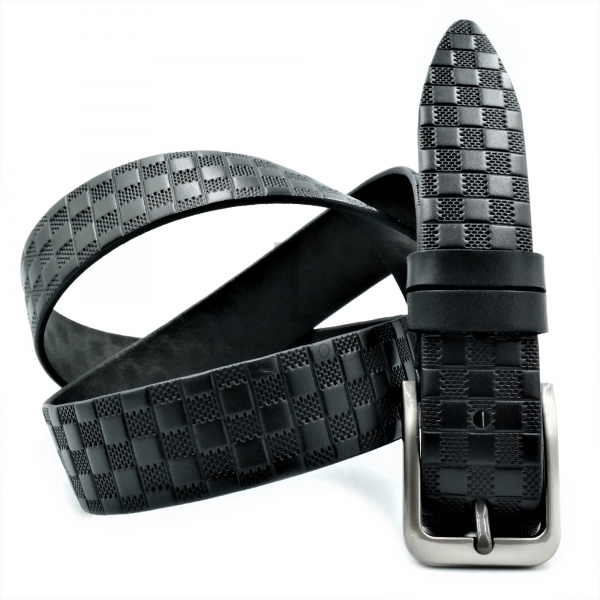 Чоловічий ремінь класичний (шкіра)