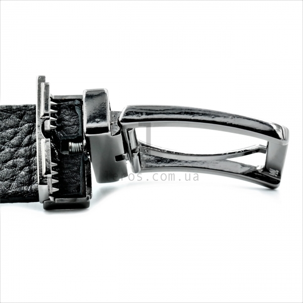 Чоловічий шкіряний ремінь двосторонній