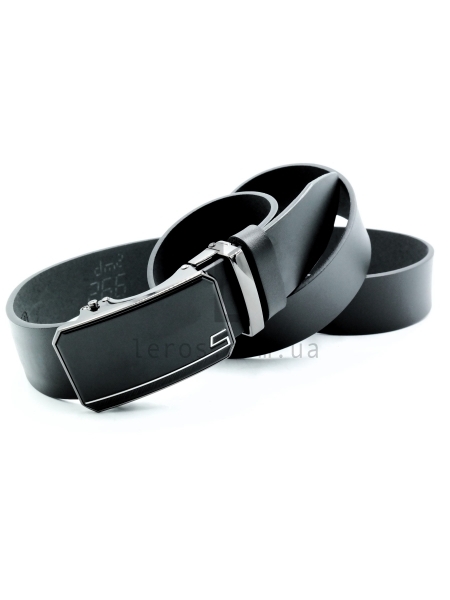 Чоловічий шкіряний ремінь із автоматичною пряжкою