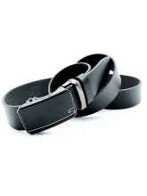 Чоловічий шкіряний ремінь із автоматичною пряжкою