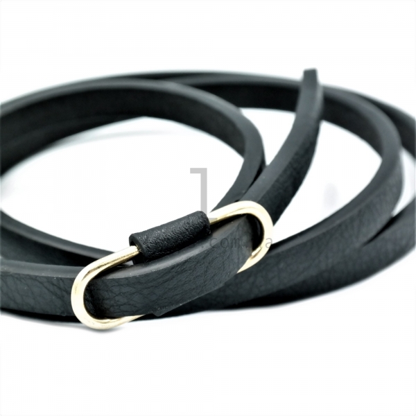 Жіночий ремінь "затискач" (шкір-зам)