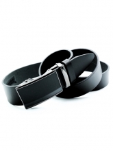 Чоловічий шкіряний ремінь із автоматичною пряжкою