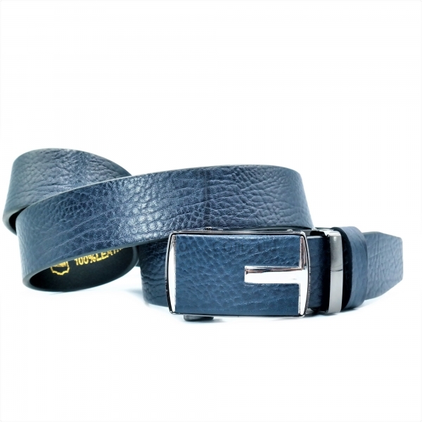 Чоловічий шкіряний ремінь із автоматичною пряжкою