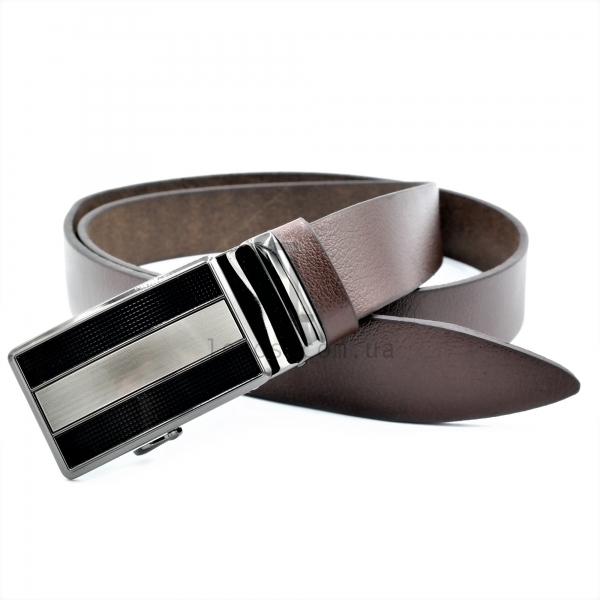 Чоловічий шкіряний ремінь із автоматичною пряжкою