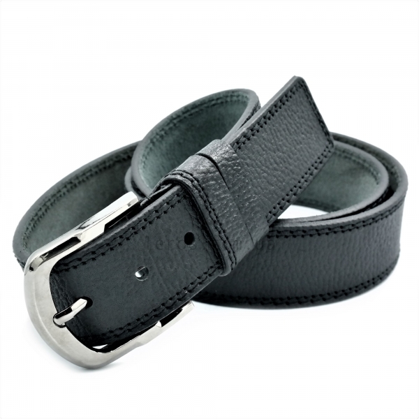 Чоловічий шкіряний ремінь під джинси.