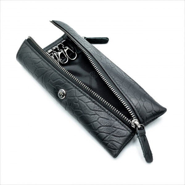 Ключниця шкіряна Чорного кольору