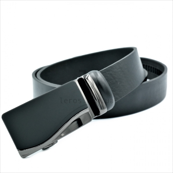 Чоловічий шкіряний ремінь із автоматичною пряжкою