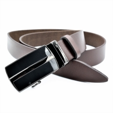 Чоловічий шкіряний ремінь із автоматичною пряжкою