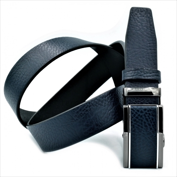 Чоловічий шкіряний ремінь із автоматичною пряжкою