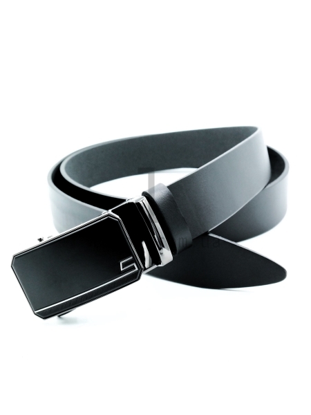 Чоловічий шкіряний ремінь із автоматичною пряжкою