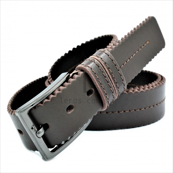 Чоловічий шкіряний ремінь