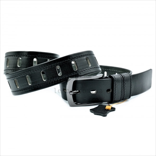 Чоловічий шкіряний ремінь