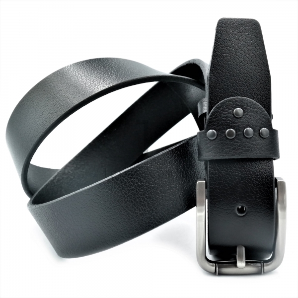 Чоловічий шкіряний ремінь