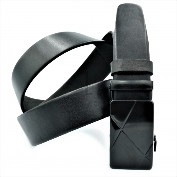 Чоловічий шкіряний ремінь із автоматичною пряжкою