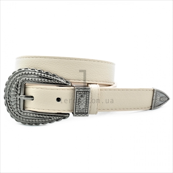 Жіночий ремінь (шкір-зам)