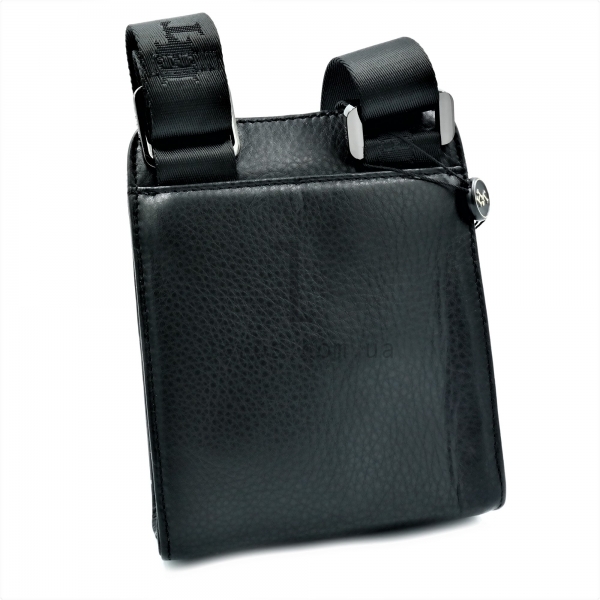 Чоловіча шкіряна сумка HT Чорного кольору