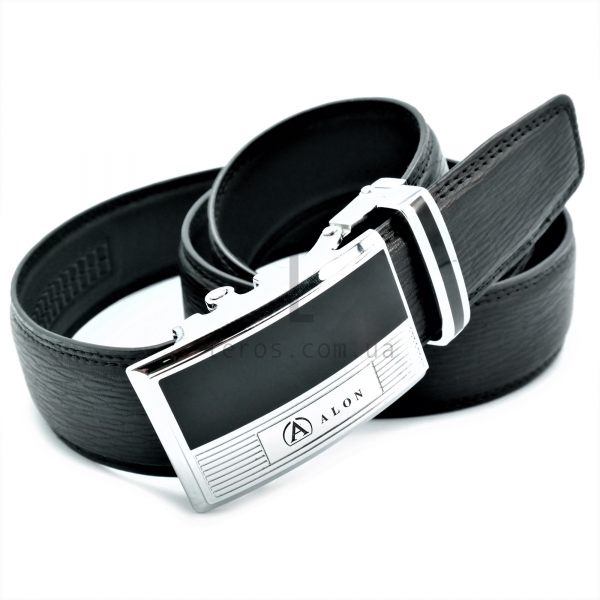 Чоловічий шкіряний ремінь із автоматичною пряжкою