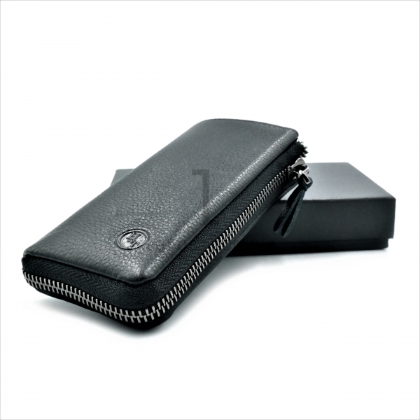 Ключниця шкіряна Чорного кольору