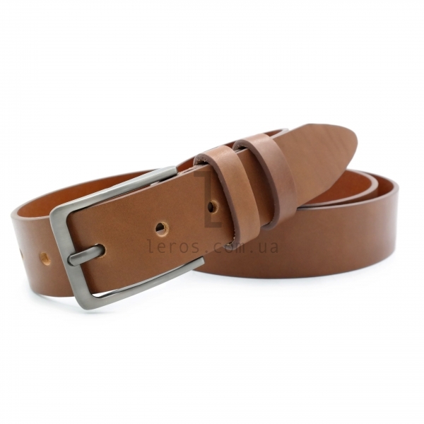 Чоловічий ремінь класичний (шкіра)