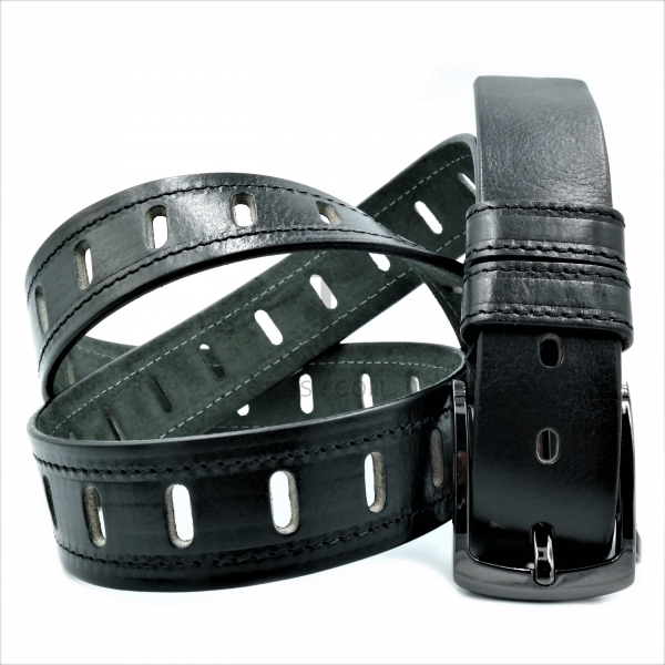 Чоловічий шкіряний ремінь