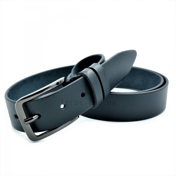 Чоловічий ремінь класичний (шкіра)