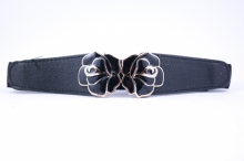 Жіночий пасок. Гумка з металевою пряжкою