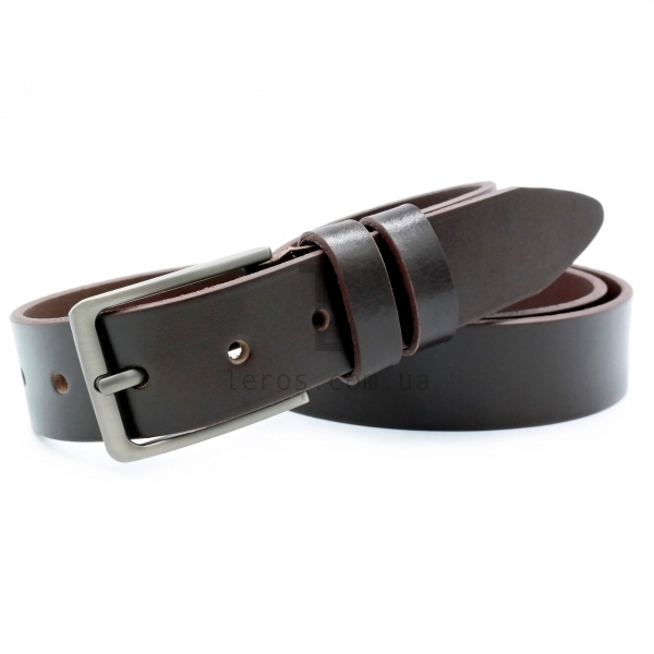 Чоловічий ремінь класичний (шкіра)