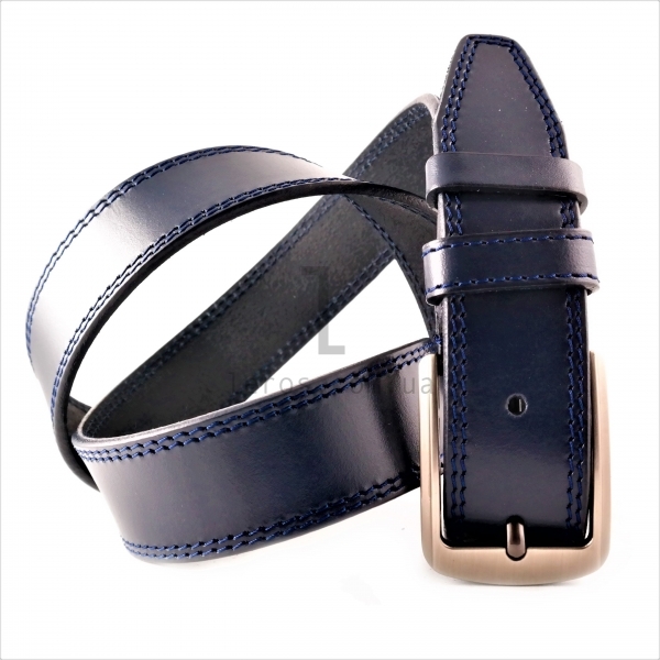 Чоловічий ремінь класичний (шкіра)