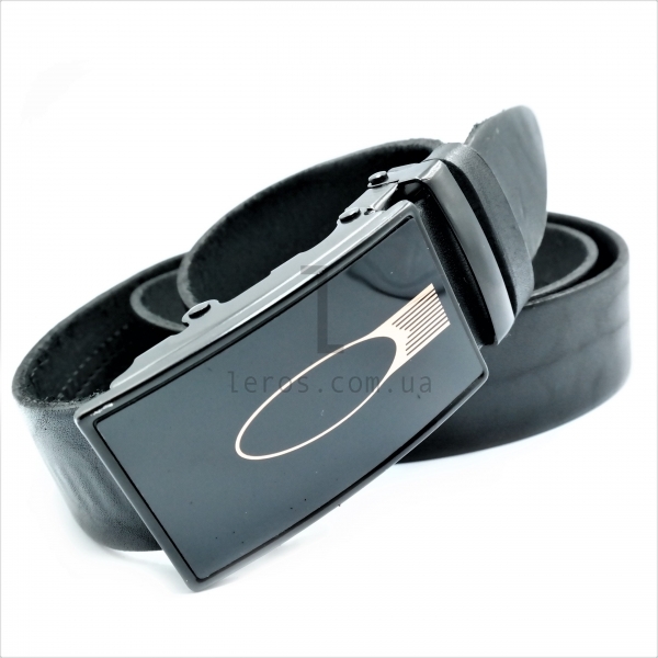 Чоловічий шкіряний ремінь із автоматичною пряжкою