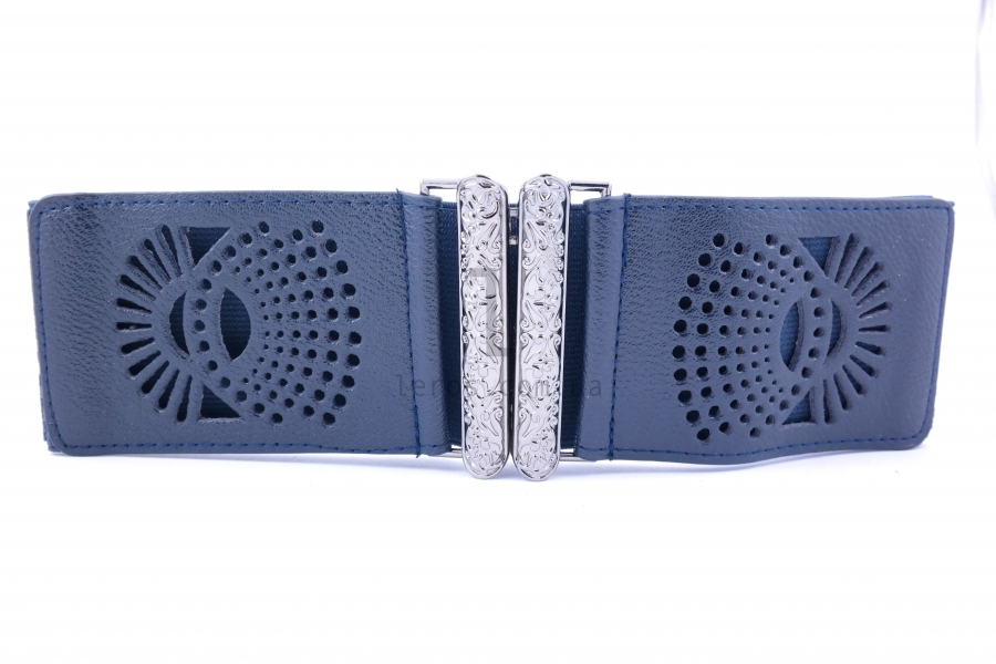 Жіночий пасок. Гумка з металевою пряжкою