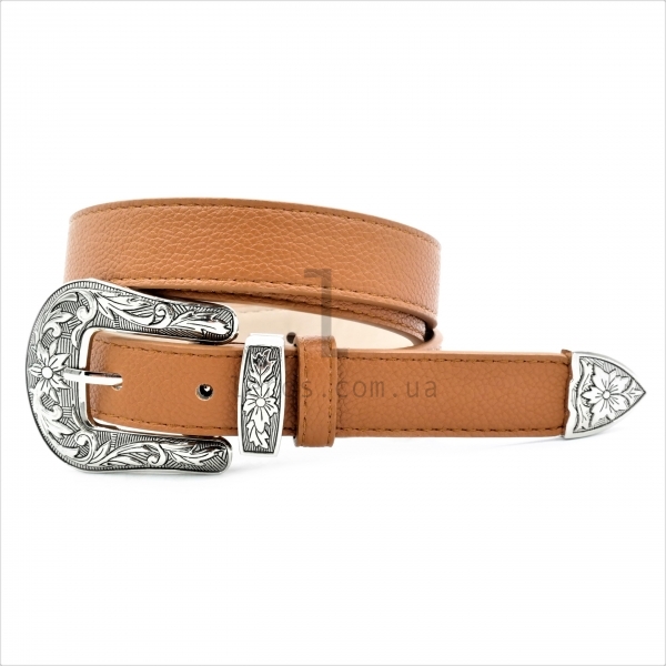 Жіночий ремінь (шкір-зам)