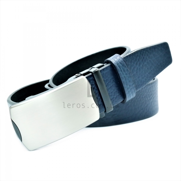 Чоловічий шкіряний ремінь із автоматичною пряжкою