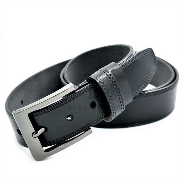 Чоловічий шкіряний ремінь