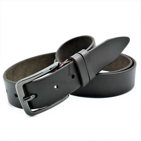 Чоловічий ремінь класичний (шкіра)