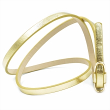 Жіночий ремінь &quot;затискач&quot; (шкір-зам)